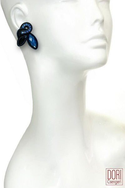 Blue Glam Elegant Earrings