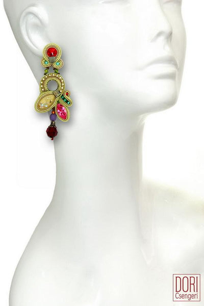 Maharajah Gem Colors Earrings