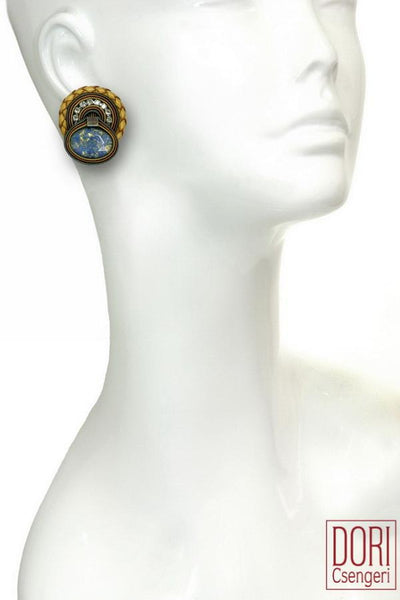 Opera Lapis Lazuli Earrings