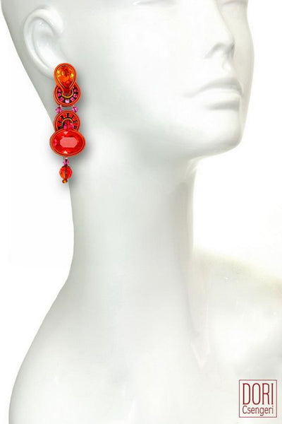 Radiance Orange Earrings