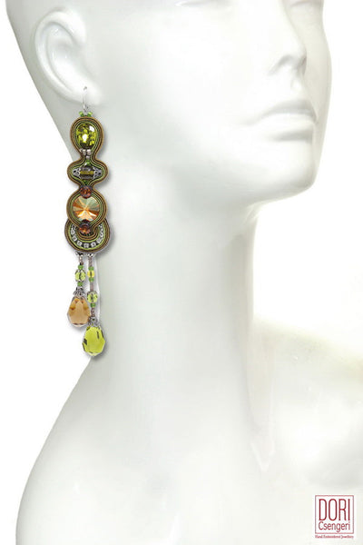 Olivine Statement Earrings