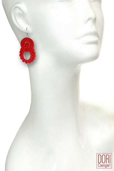 Amelie casual Red Earrings