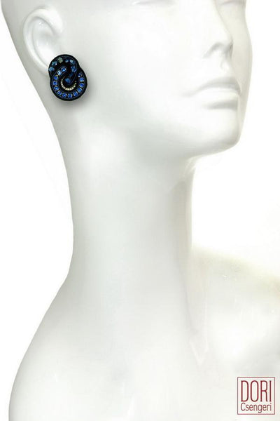 Blue Glam Day To Evening Earrings
