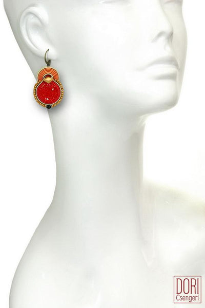 Bossa Nova Red Earrings