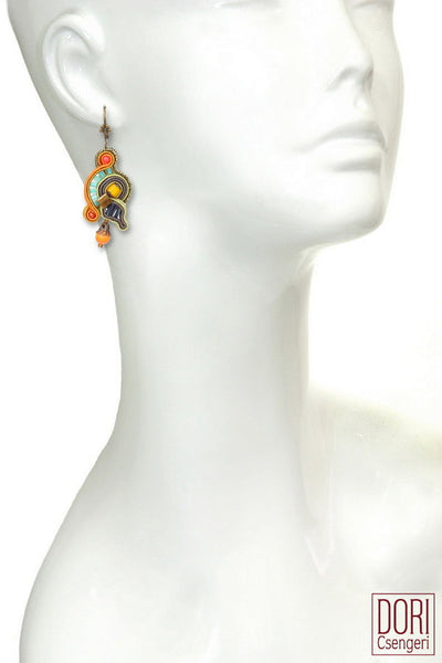 Corfu unique Multicolor Earrings