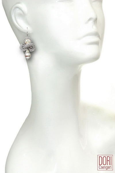Fifth Avenue Chic Silver Delicate Earrings