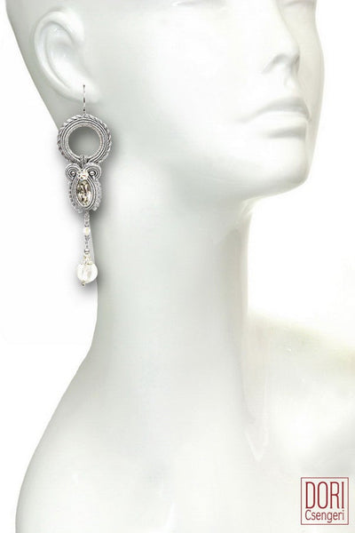 Fifth Avenue Showstopper Silver Earrings