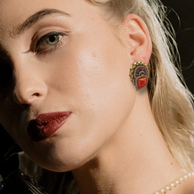 Gemma Elegant Jewel Tone Earrings