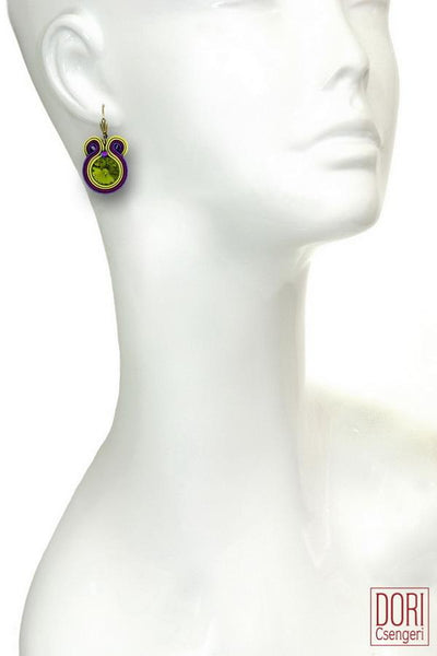 Kiwi Dangle Earrings