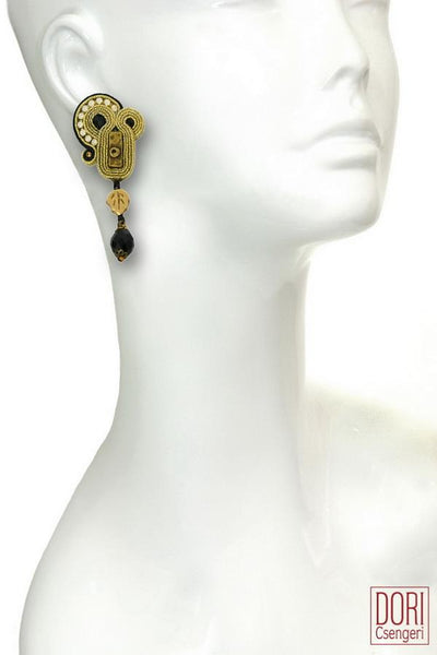 Nefertiti, Day-to-Evening Clip-on Earrings