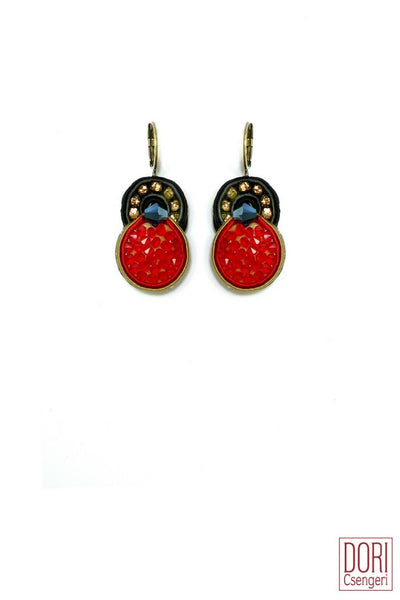 Venetian Dream Red Earrings