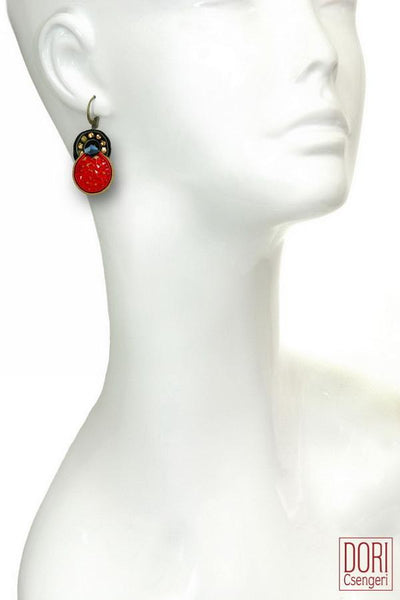 Venetian Dream Red Earrings