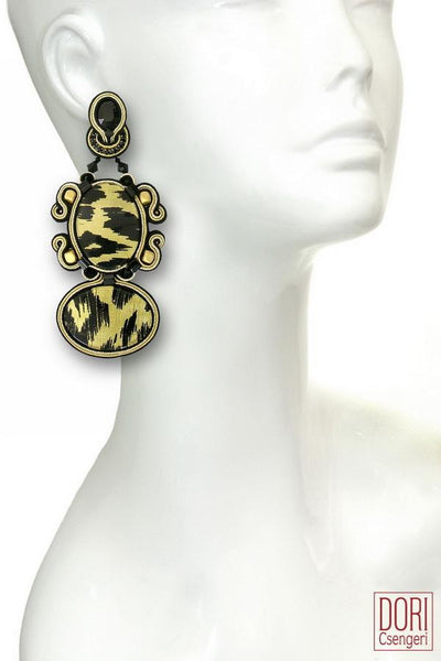 Zafirah Leopard Earrings